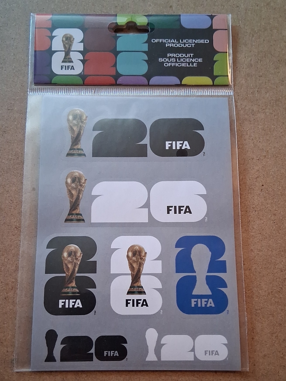 2026 Sticker Sheet – Black, White & Blue Decals